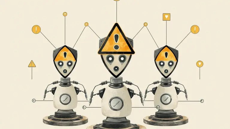 warning signs and shields around networked AI agents